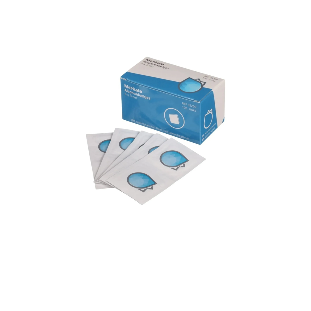 Alcohol swipes 6x3cm 100pc